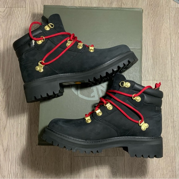 New Waterproof Timberland Vibram Sole Ltd Heritage 6 Inch Womens 8 Boots Black - Picture 5 of 10